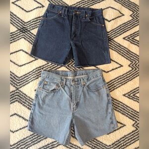 Levi's & Wrangler Cutoffs Shorts Denim